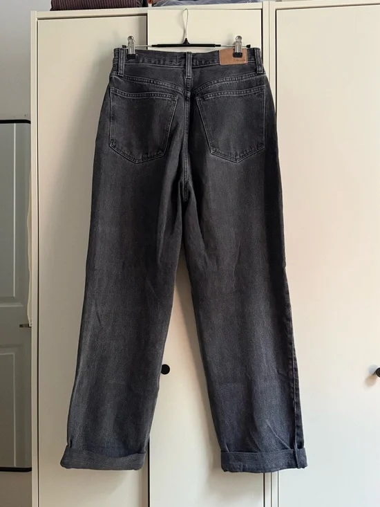 Madewell Black Baggy Straight Jeans - Picture 2 of 2